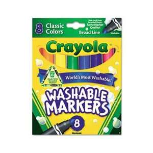  CYO587808 Crayola® MARKER,CLSC,WASH,BRD,8/ST Everything 