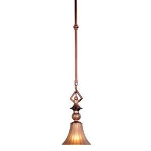 Strada Collection Hanging Light Fixture In Burnished Bronze Finish   1 