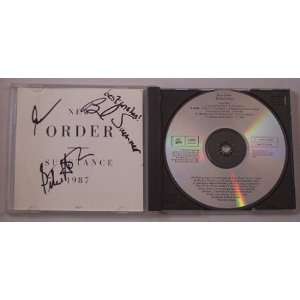  New Order Substance   Hand Signed Autographed Cd 