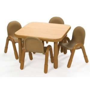  Angeles Preschool Table & Chair Set NATURAL Toys & Games