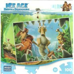  Ice Age Dawn of the Dinosaurs Jaws 100 Piece Puzzle Toys 