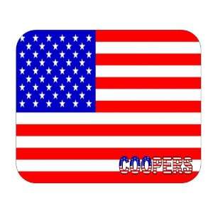  US Flag   Coopers, Georgia (GA) Mouse Pad Everything 