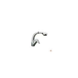 Avatar K 6350 CP Single Control Pullout Kitchen Sink Faucet w/ Front 