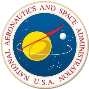  National Aeronautics Space NASA Seal sticker 4 x 4 