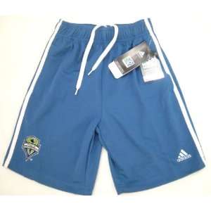  MLS Adidas Seattle Sounders Youth Soccer Short Large (Size 