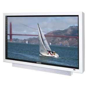   Flat Screen LCD HD All Weather White Aluminum Enclosure Electronics
