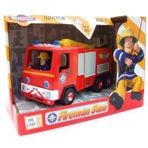   Die Cast Fireman Sam Jupiter Fire Engine With Sound Toys & Games