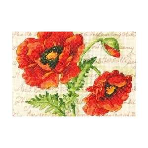  Poppy Pair Dimensions Needlework Arts, Crafts & Sewing