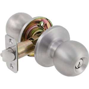  EZ Set 300500 Bala Stainless Steel Keyed Entry Knobset 