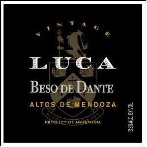  2005 Luca Altos de Mendoza Beso Dante Argentina 750ml 