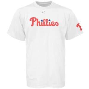   Nike Philadelphia Phillies White Practice T shirt