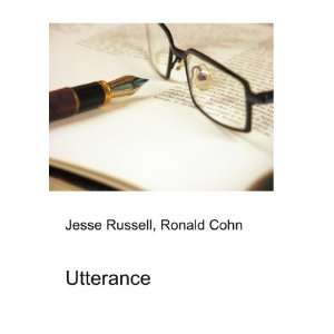  Utterance Ronald Cohn Jesse Russell Books