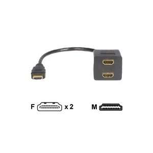  StarTech HDMI to 2x HDMI Splitter Cable for Digital 