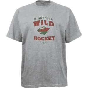  Minnesota Wild Stacked Logo T Shirt