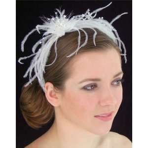  Ostrich Feather Wedding Hair Accessory Beauty