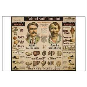  LAlcool Voila lEnnemi Alcohol Large Poster by  