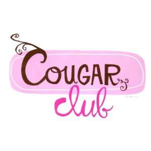    Hallmark  Shoebox Cougar Club Iron On Transfer