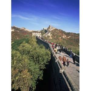 People on the Badaling Section, Near Beijing, China Photographic 