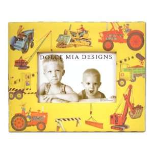    Dolce Mia Construction Sew Vintage Picture Frame   4x6 Baby