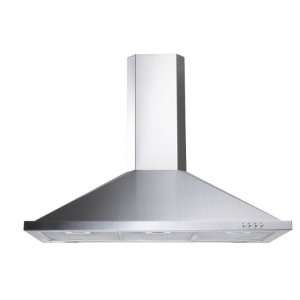   Stainless Steel Contemporary Wall Mount Range Hood