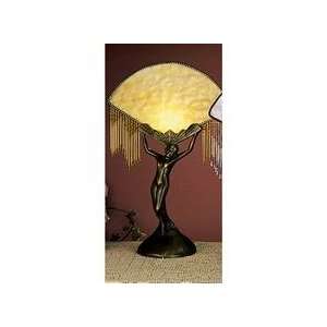  Meyda 31311 Fan Lady With Fringe Accent Lamp