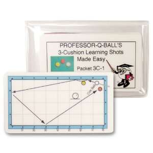  3 Cushion Learning Shots Made Easy Cards Sports 