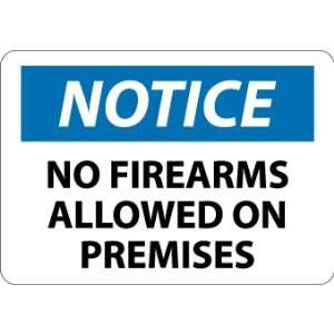  SIGNS NO FIREARMS ALLOWED ON PREM