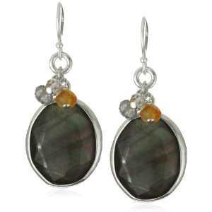   Passionata Sterling Silver with Shell Doublet Drop Earrings Jewelry
