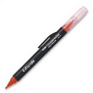  Doubleheader Calligraphy Marker, 1.5mm/3.0mm, Red   MKR 