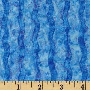  44 Wide Ribbet ing Stripes Blue Fabric By The Yard Arts 