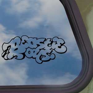   Boys Black Decal Hip Hop Rock Band Window Sticker