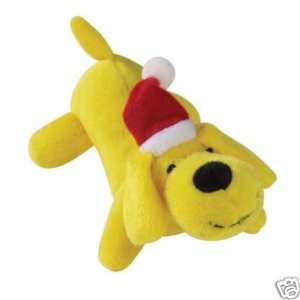  Zanies Christmas Santas Lil Yelper 5 Dog Toy YELLOW 
