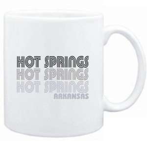  Mug White  Hot Springs State  Usa Cities Sports 