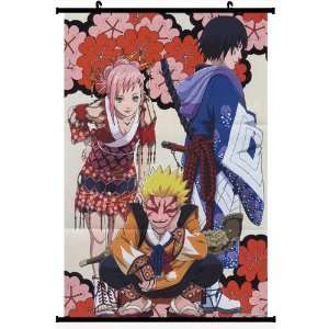 Naruto Anime Wall Scroll Poster Haruno Sakura Uzumaki Naruto Uchiha 