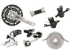   XT group set 3 x 10 s Silver triple 7 pc. dyna sys 770 groupset  