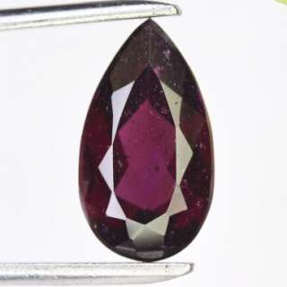 ViPSCOLLECTION 6.75ct RHODOLITE GARNET PEAR BRAZIL  