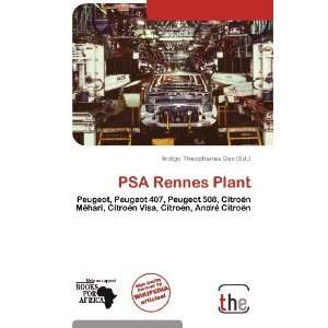  PSA Rennes Plant (9786137990391) Indigo Theophanes Dax 