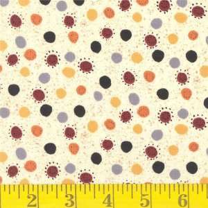  45 Wide Dizzie Dots Natural Fabric By The Yard Arts 