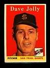 1958 Topps 183 Dave Jolly Giants PSA 7  