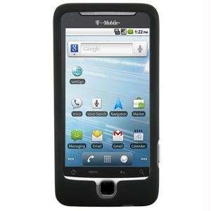  Rubberized SnapOn Cover for HTC T Mobile G2   Black Cell 