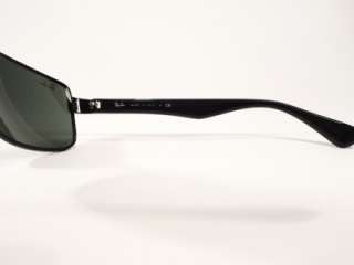 ORIGINAL New RAY BAN sunglasses RB 3478 002 63 Black G15 Green Boxed 