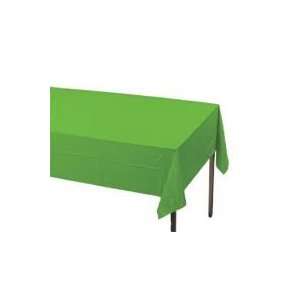  Large Plastic Rectangle Tablecloth 54 x 108, Lime Green 