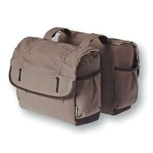    Basil Elements Double Bag   38L, Faded Brown
