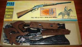 Pyro 11 Western Saddle Gun Winchester Plastic Injection Model #G197 