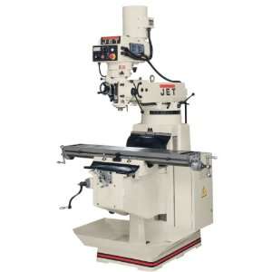JET JTM 1050EVS/230, Mill with 3 axis ACU RITE 200S DRO (Knee) and X 