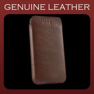 Apple iPhone 4 4S SENA UltraSlim Leather Pouch Case Brown   AT&T 