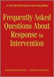 Frequently Asked Questions About Response to Intervention A Step by 