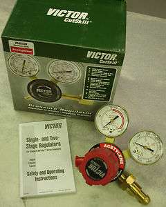 Victor D250 15 510 Acetylene Regulator New 0387 2103 Cutskill  