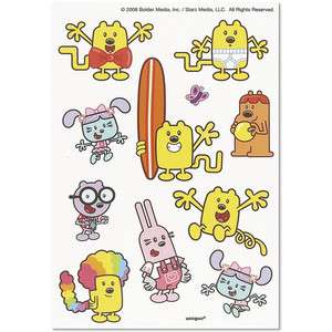 Wow Wow Wubbzy Temporary Tattos (4 sheets)  