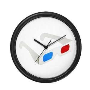  WALL CLOCK   Anaglyph 3D Glasses Design 10